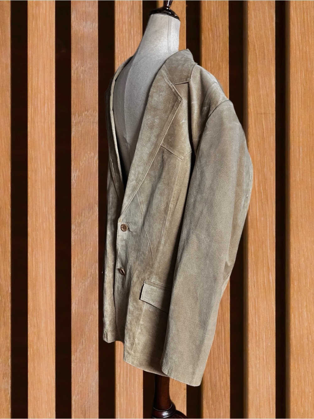 Scully ~ Men's Size 42 (X-Large) ~ Beige ~ Leather Suede Blazer Jacket - Picture 8 of 16